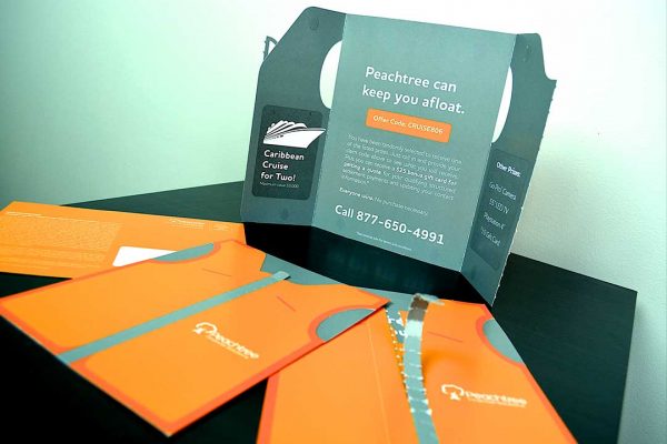 Peachtree Financial Life Vest Die-Cut Direct Mail
