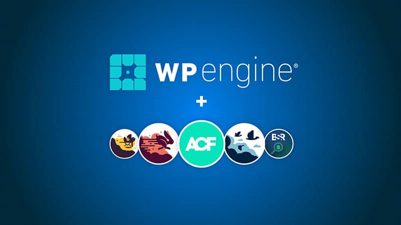 WP Engine + new product logos
