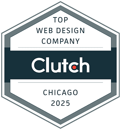 Top Clutch Web Design Chicago 2025 badge